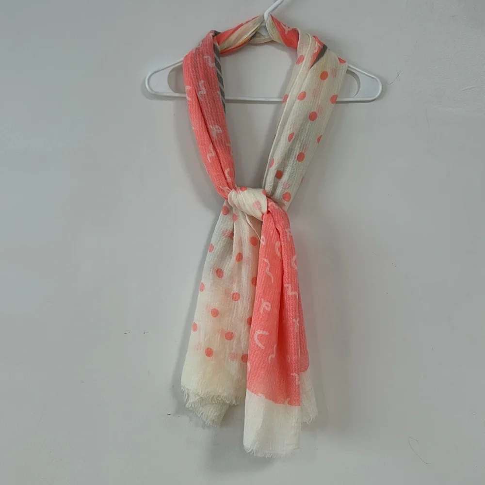 Abstract Colorful Patterned Scarf - Picture 5 of 5